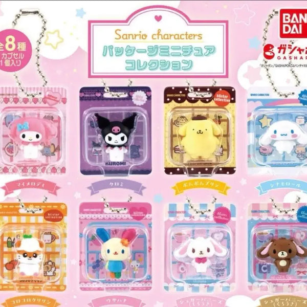 [BUNJANG] Sanrio Characters Miniature Collection Cinnamoroll & Kuromi Bundle Set / 산리오 캐릭터 미니어처 컬렉션_시나모롤, 쿠로미 일괄양도