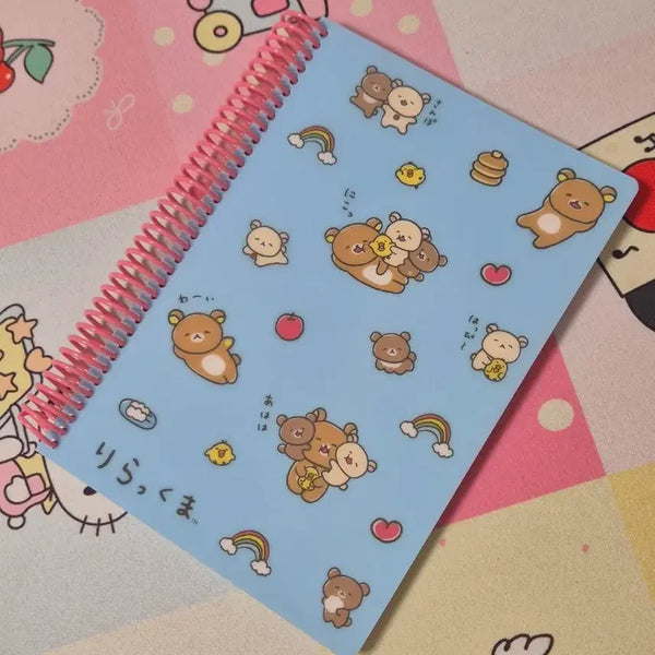 [BUNJANG] Rilakkuma B6 Spring Notebook / 리락쿠마 B6 스프링 노트
