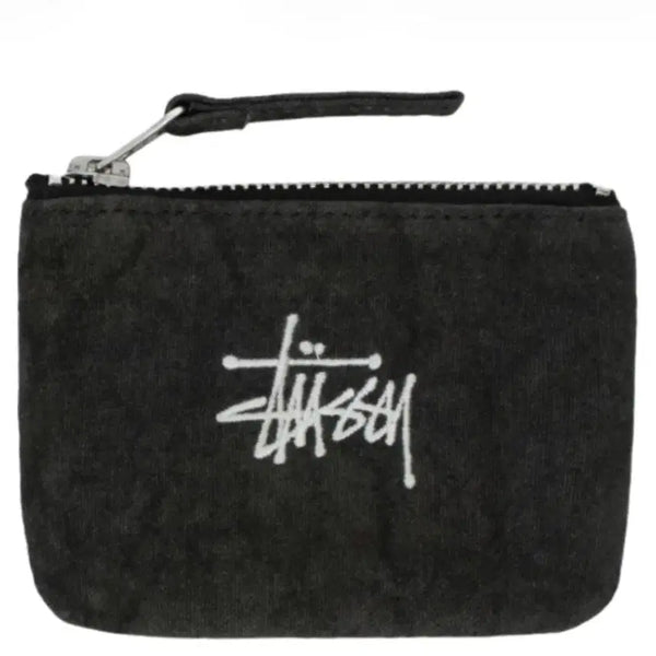 [BUNJANG] Stussy Canvas Cotton Pouch Black / 스투시 캔버스 코튼 파우치 블랙