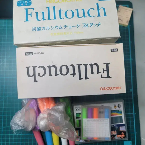 [BUNJANG] Hagoromo Chalk 4 Boxes + Chalk Holder Bundle / 하고로모 분필 4박스 + 분필 홀더