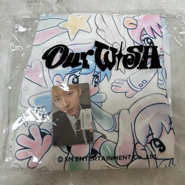 [BUNJANG] NCT WISH Our Wish Concert MD Shoulder Bag Eco Bag with Yushi Photocard / 엔시티위시 our wish 앙콘 엠디 굿즈 숄더백 에코백 유우시(포카포함) 원가양도