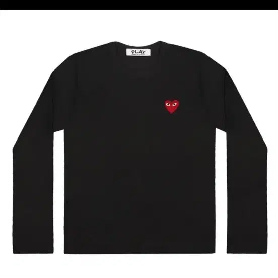 [BUNJANG] Comme des Garçons PLAY Long Sleeve Black S / 꼼데가르송 플레이 롱슬리브 블랙 s