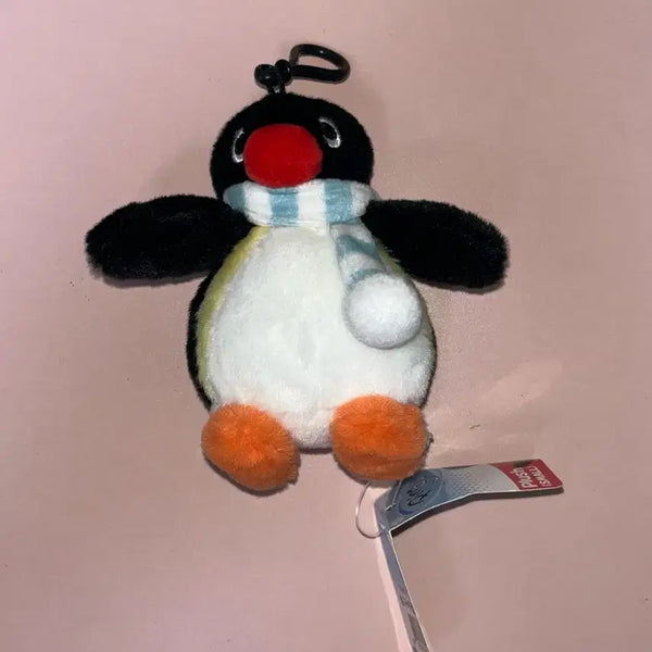 [BUNJANG] Pingu Muffler Doll Keyring / 핑구 머플러 목도리 인형 키링
