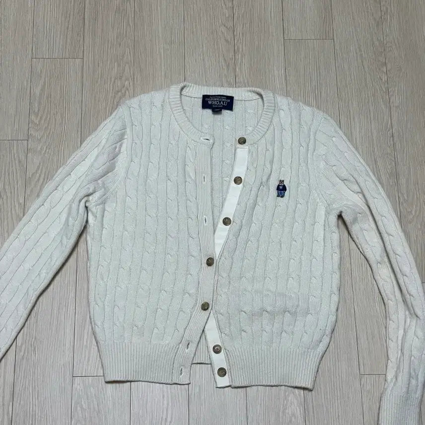 [BUNJANG] Whoo You Cable Knit Cardigan / 후아유 가디건