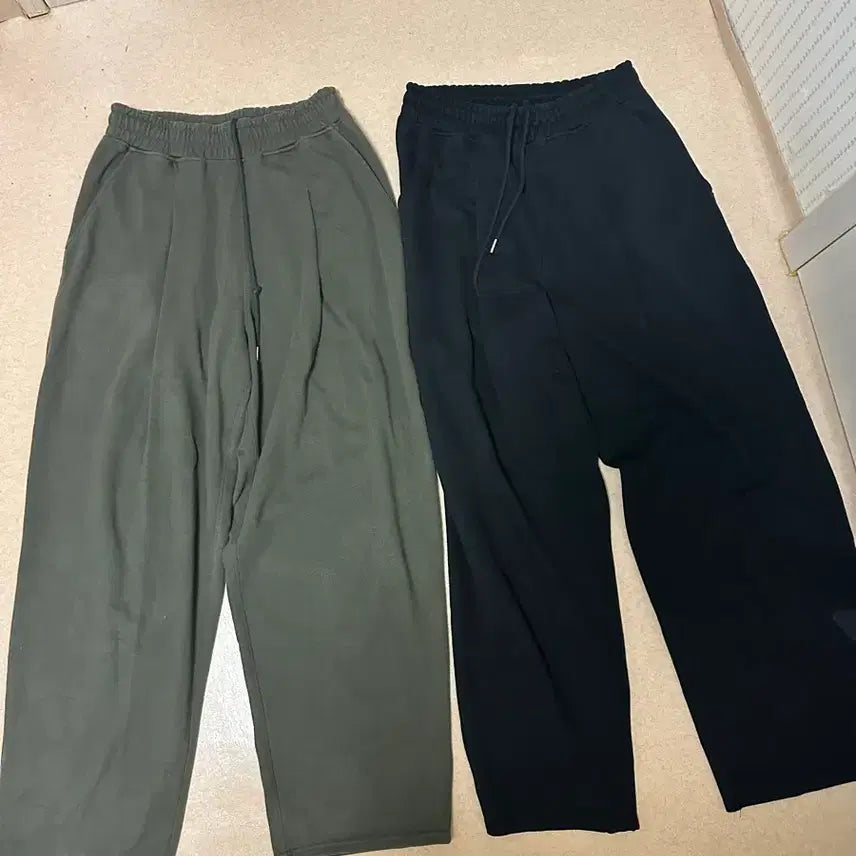 [BUNJANG] Zero Sweatpants Summer Set M / 제로 스웻팬츠 여름용 블랙,카키 M 일괄판매