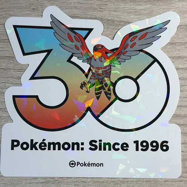 [BUNJANG] Pokemon 30th Anniversary Fire Pokémon Sticker / 포켓몬 30주년 기념 스티커 파이어로