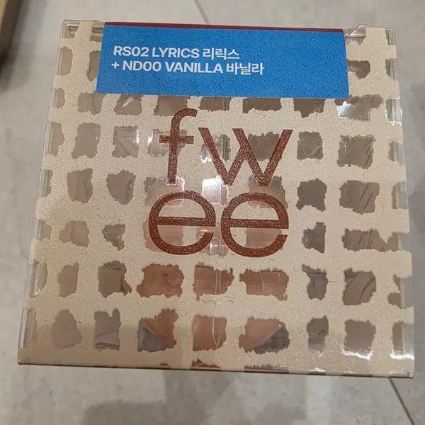 [BUNJANG] FWEE Eyeshadow RS02 Lyric + ND00 Vanilla Pudding Pot / FWEE 아이섀도우 RS02 리릭스 + ND00 바닐라 푸딩팟