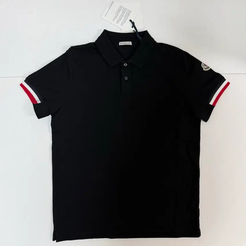 [BUNJANG] Moncler Black T-Shirt / 몽클레어 반팔티셔츠 블랙 정품