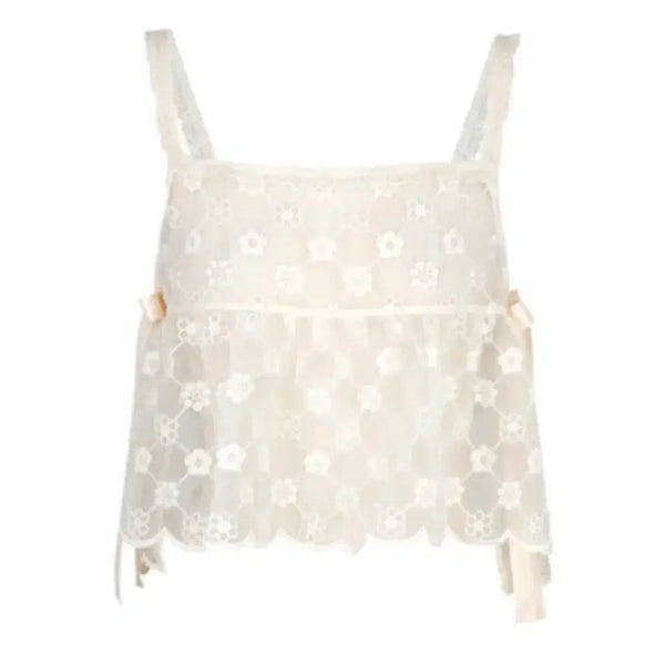 [BUNJANG] Margarin Fingers Flower Lace Bustier / 마가린핑거스 플라워 레이스 뷔스티에