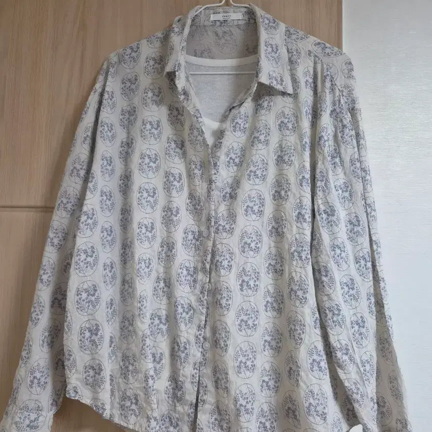[BUNJANG] Linen Shirt and Camisole Set / 린넨셔츠 나시 세트
