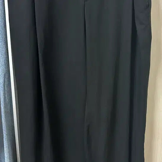 [BUNJANG] ASPES Linen One-Tuck Slacks, Black, Size M / 애습 린넨 원턱 슬랙스 M 블랙 사이즈