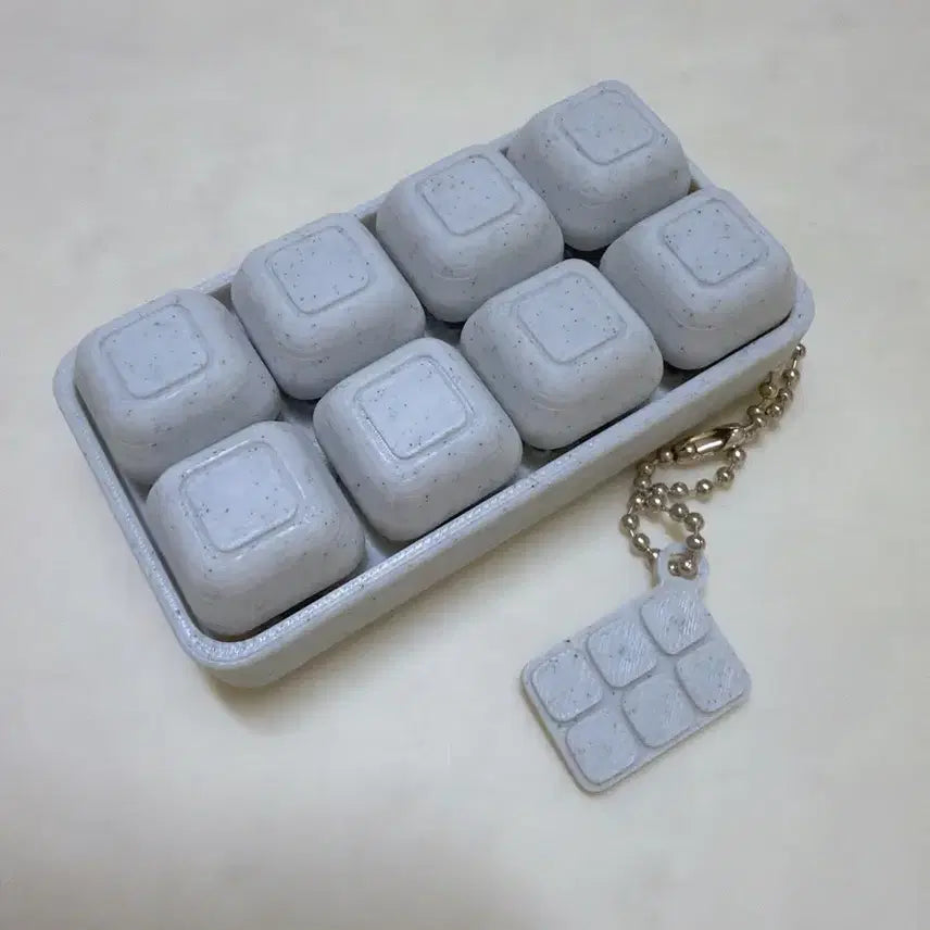 [BUNJANG] Slug Keycaps Clicker "Cookies & Cream" Black Sugar Latte Switch / 슬러그 키캡 클리커 쿠앤크 흑당라떼축 단종