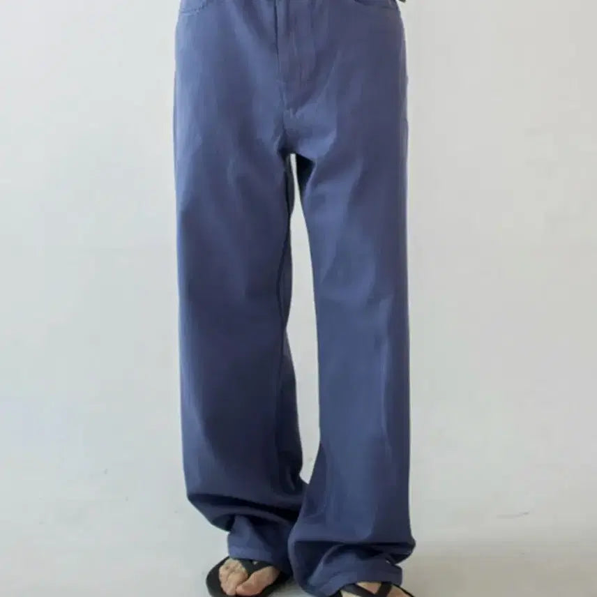 [BUNJANG] Passeur Silk Cotton Denim Fade Blue L / [L] 파세르 실크 코튼 데님 페이드블루