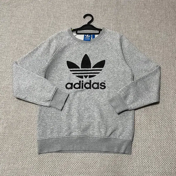 [BUNJANG] Adidas Fleece Round Sweatshirt / M 아디다스 기모 라운드 맨투맨 B.7497