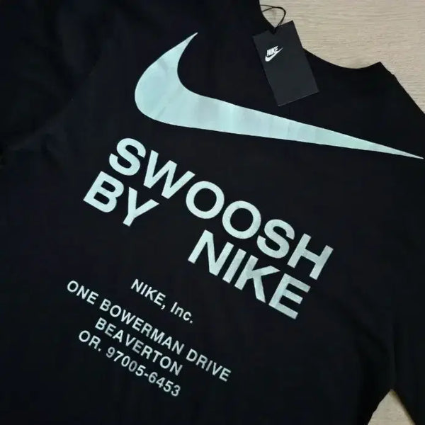[BUNJANG] Nike Swoosh T-Shirt Black XL / 나이키 스우시 티셔츠 블랙 XL