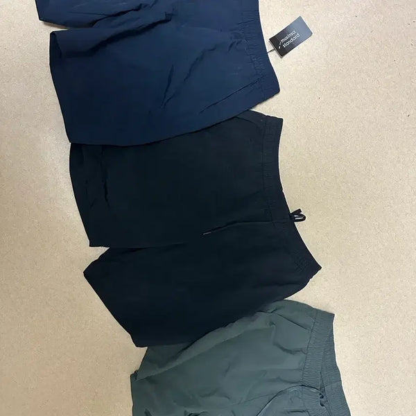 [BUNJANG] Musinsa Standard Nylon Easy Shorts 3-Pack (Black, Khaki, Navy) / 무신사 스탠다드 나일론이지 쇼츠 32사이즈 3개 일괄판매 (블랙,카키,네이비)