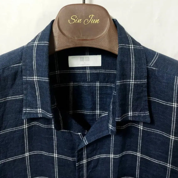 [BUNJANG] Uniqlo 100% Linen Shirt L / 유니클로 린넨100% 셔츠 100