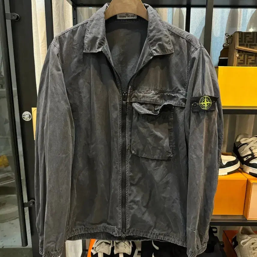 [BUNJANG] Stone Island Overshirt Jacket XL / [정품/XL사이즈] 스톤아일랜드 오버셔츠 자켓