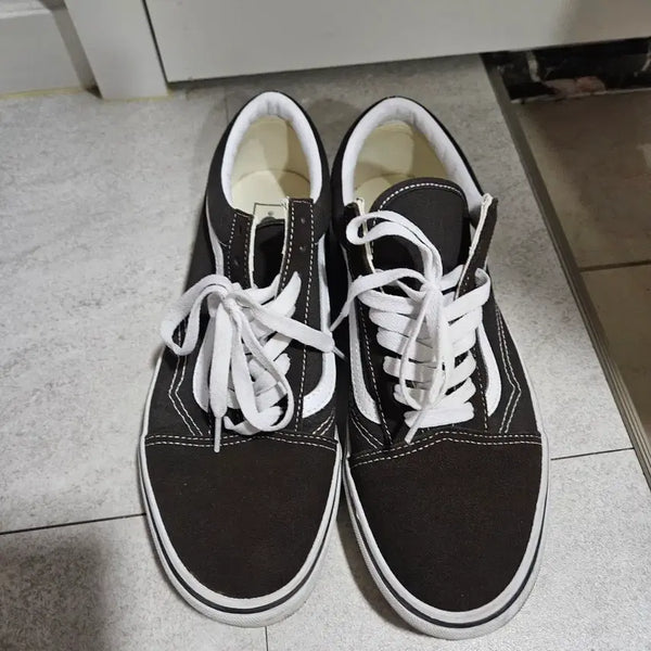 [BUNJANG] Vans Old Skool Brown Sneakers / 반스 올드스쿨 브라운