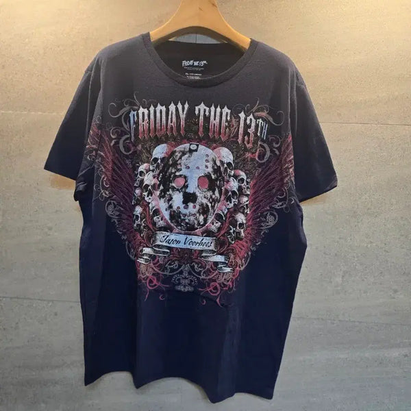 [BUNJANG] Friday the 13th Jason Voorhees Graphic T-Shirt XL / 프라이데이 더 13th 제이슨. 반팔티.