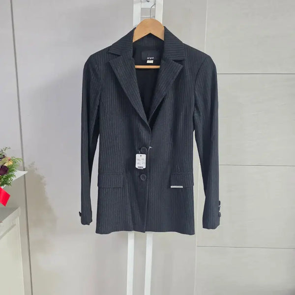 [BUNJANG] O'2nd Double Jacket Pinstripe / O'2nd 오즈세컨 더블자켓