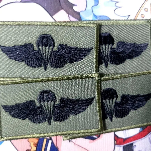[BUNJANG] Marine Corps Parachutist Badge Patch Set (4 pcs) / 싸제 해병대 공수 패치