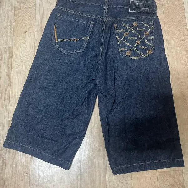 [BUNJANG] Fubu Denim Shorts / 후부 데님 반바지