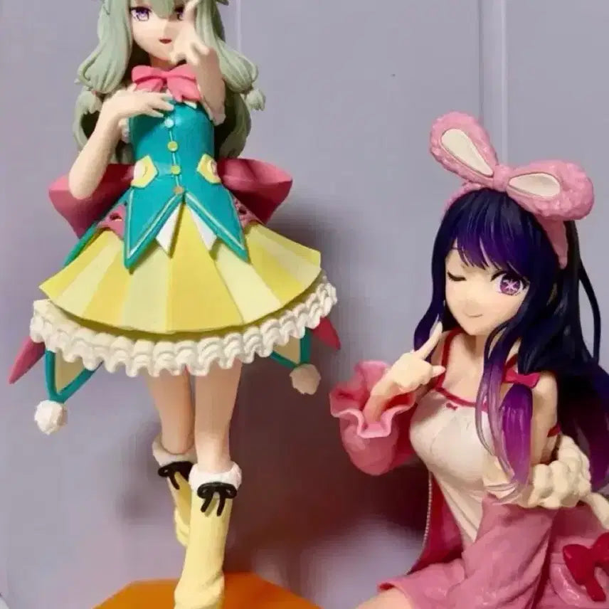 [BUNJANG] Kusagari Nene & Hoshino Ai "Bishoujo" Display Figures Bundle / 프세카 쿠사나기 네네 호시노 아이 피규어 일괄 미소녀 방꾸