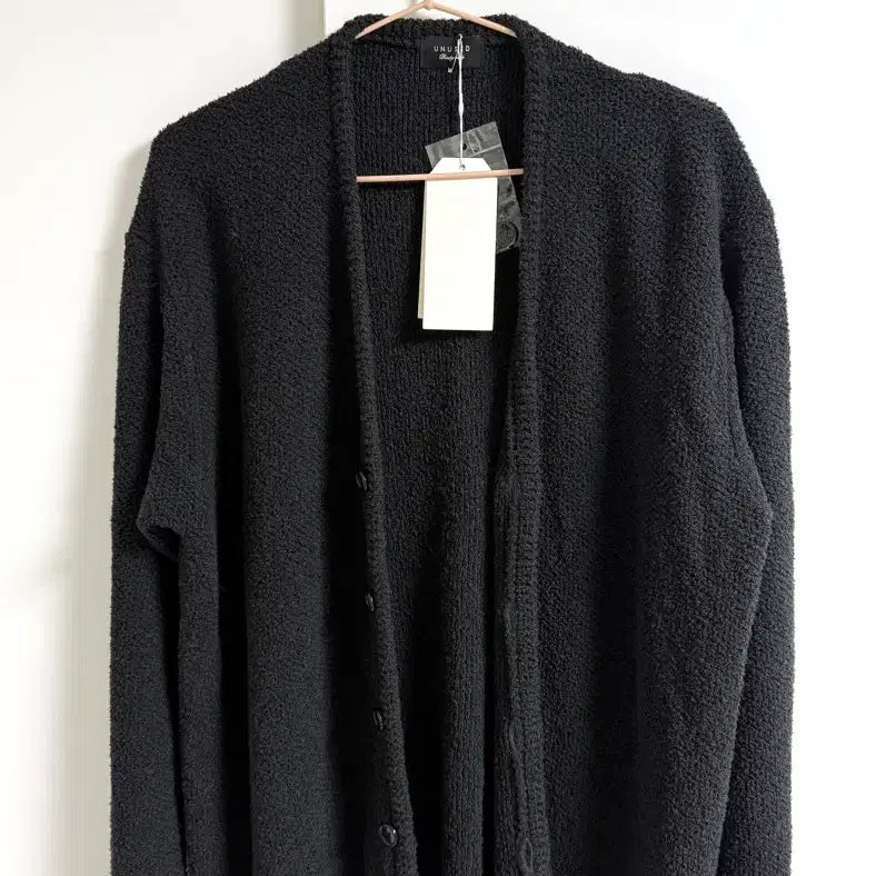 [BUNJANG] UNUSED 26ss Honeycomb Knit Cardigan Black / [3사이즈] 언유즈드 26ss 허니콤 니트 가디건 블랙
