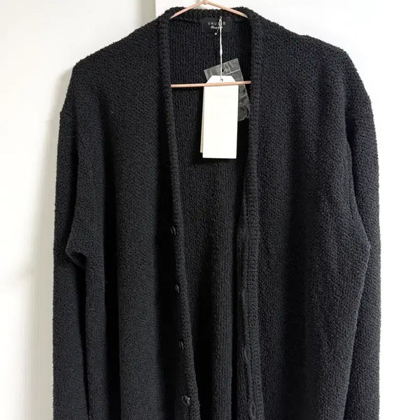 [BUNJANG] UNUSED 26ss Honeycomb Knit Cardigan Black / [3사이즈] 언유즈드 26ss 허니콤 니트 가디건 블랙
