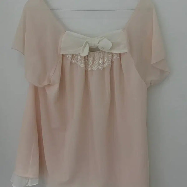 [BUNJANG] Axis Farm Ribbon Blouse / 엑시즈팜 리본 블라우스