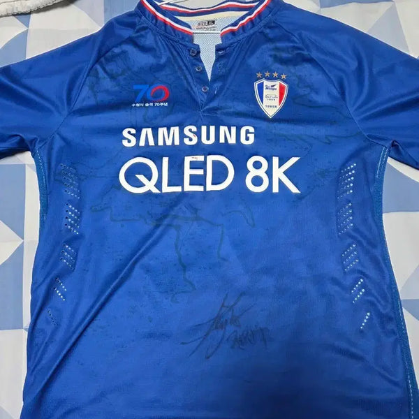 [BUNJANG] Jeon Se-jin Suwon Samsung FC 70th Anniversary Signed Jersey XL / 전세진(전진우) 수원삼성 수원시70주년 유니폼