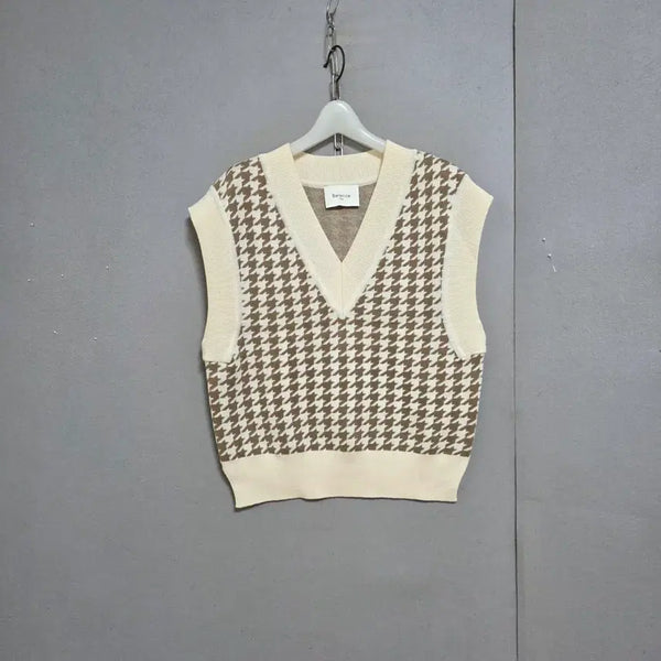 [BUNJANG] Bernice Loose Vest Ivory/Beige / 베르니스 루즈한 조끼 n8011