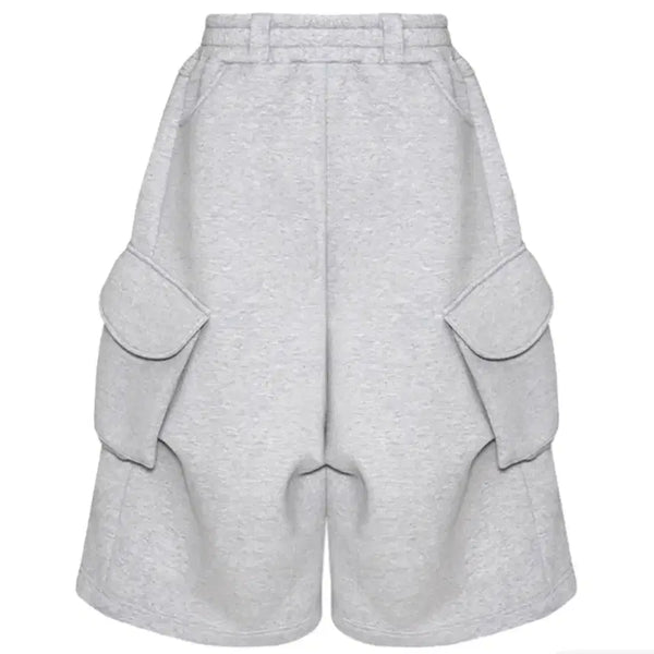 [BUNJANG] MJD Cargo Bermuda Shorts Mélange Grey / (구매) mjd 카고 버뮤다 팬츠 멜란지 그레이