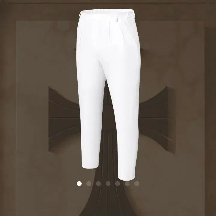 [BUNJANG] Rapinato LM Capri Training Pants White / 라피나토 LM 카프리 트레이닝 팬츠 화이트