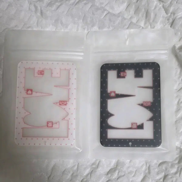 [BUNJANG] TWO님 Photocard Holder Bundle Set Black White Red / TWO님 러브 포카홀더 블랙 화이트 레드 일괄 원가 양도