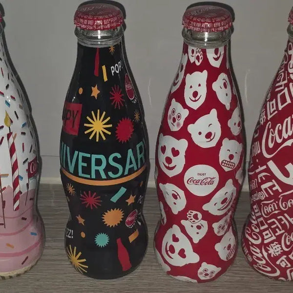 [BUNJANG] Coca-Cola Limited Edition Chinese Wrapping Bottle Set (4 Types) / 코카콜라 한정판 중국 랩핑보틀 4종