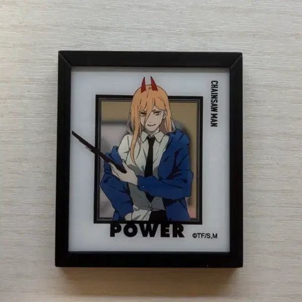 [BUNJANG] Chainsaw Man Trading Frame Magnet - Power (A Ver.) / 체인소맨 트레이딩 프레임 마그넷 미러 대교류전 일러스트 파워 A