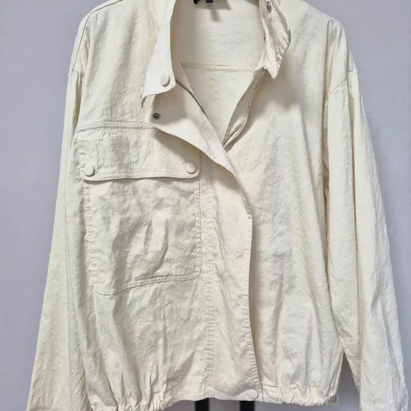[BUNJANG] Theory 24 Linen Blend Windbreaker Jacket P / 띠어리 24년 린넨+비스코사 혼방 바람막이 자켓 P