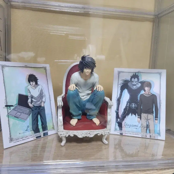 [BUNJANG] Death Note Ichiban Kuji B Prize L Figure + Paper Acrylic Set / 이번주까지)데스노트 제일복권 b상 L 피규어 + 페이퍼 아크릴 세트