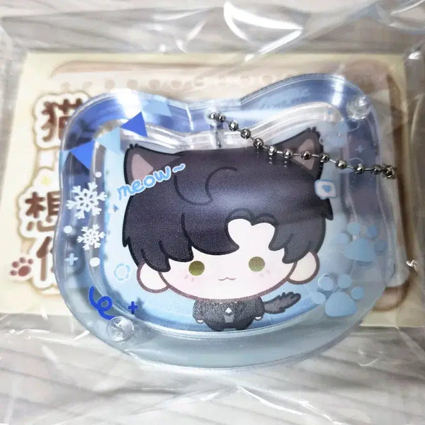 [BUNJANG] Love and Deep Space Lee Seo-eon Cat Butler Badge Set / 러브앤딥스페이스 럽딥 냥집사 이서언 뱃지 굿즈 공식 비공식