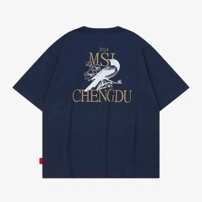 [BUNJANG] T1 2024 MSI Chengdu T-Shirt Navy M / 24 T1 티원 MSI 청두 티셔츠 네이비 M사이즈