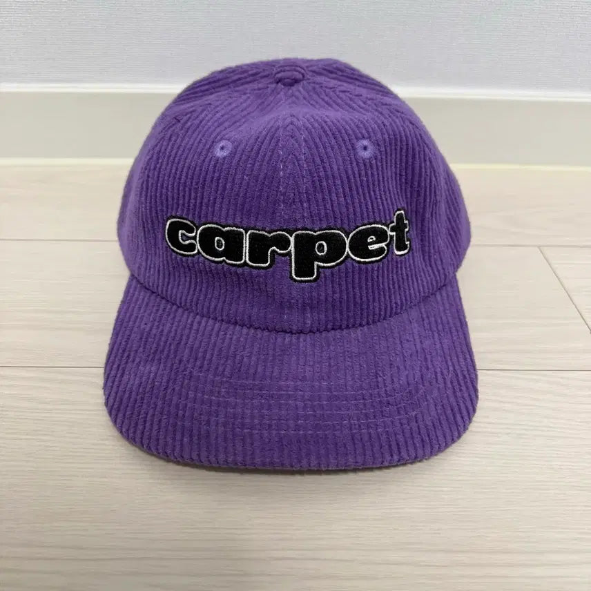 [BUNJANG] Carpet Corduroy Ball Cap Purple / 카펫 카페트 코듀로이 볼캡 퍼플