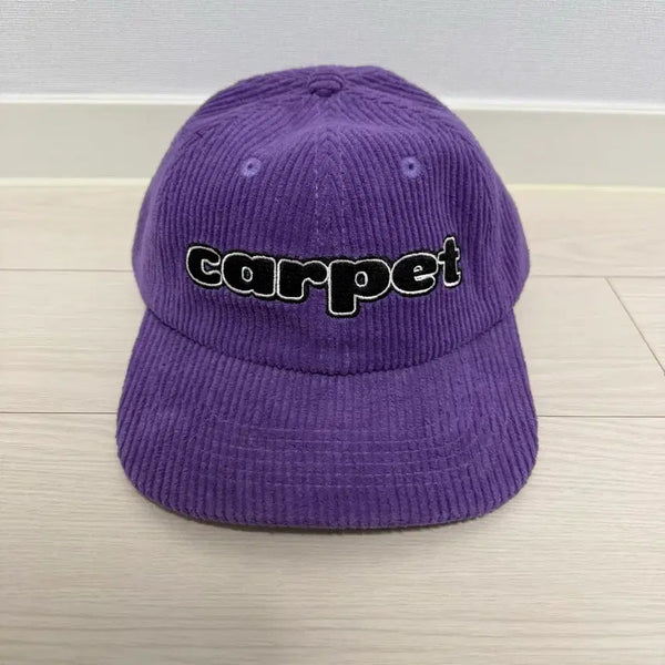 [BUNJANG] Carpet Corduroy Ball Cap Purple / 카펫 카페트 코듀로이 볼캡 퍼플