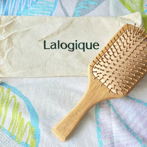 [BUNJANG] La Rojeuk Wooden Brush with Pouch / 라로지크 우든 브러쉬 파우치 포함