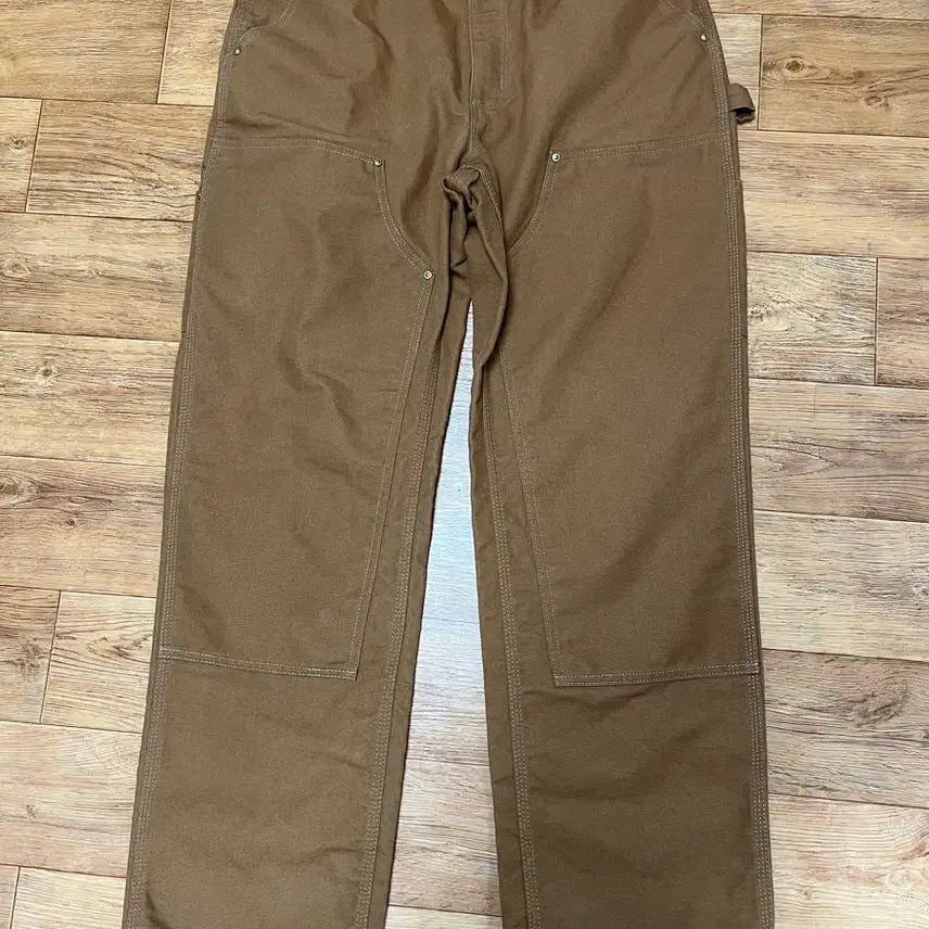 [BUNJANG] Carhartt B01 Double Knee Brown 34x30 Pants (Length Altered) / 칼하트 b01 더블니 브라운 34x30 (기장수선 했음)