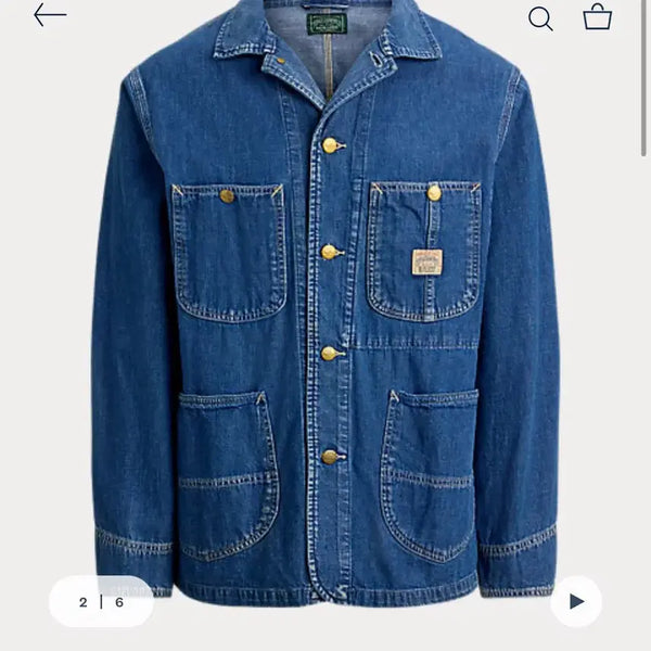 [BUNJANG] Polo Ralph Lauren Country Denim Jacket M / 폴로 랄프로렌 컨트리 데님  자켓 M 사이즈판매합니다.