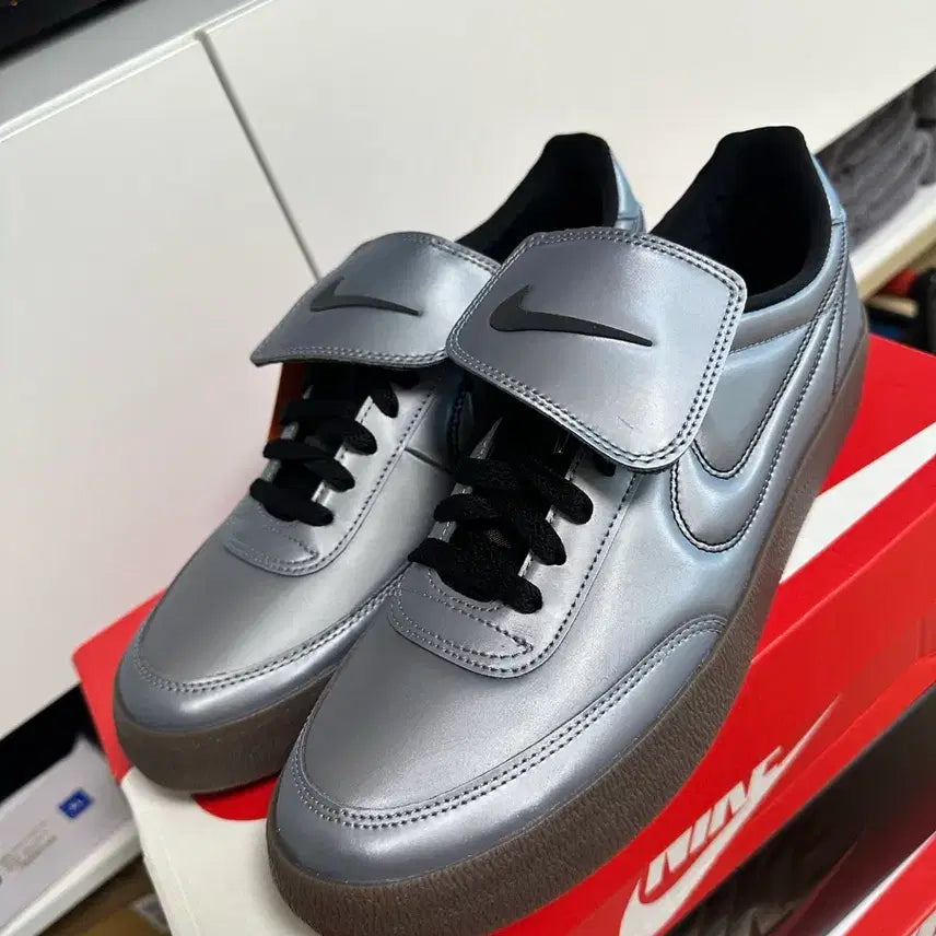 [BUNJANG] Nike Killshot 2 Premium Metallic Cool Grey Black (275) / 275 나이키 킬샷 2 프리미엄
