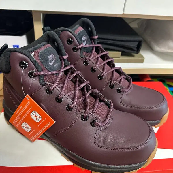 [BUNJANG] Nike Manoa Leather Burgundy Boots 275 / 275 나이키 마노아 레더 버건디