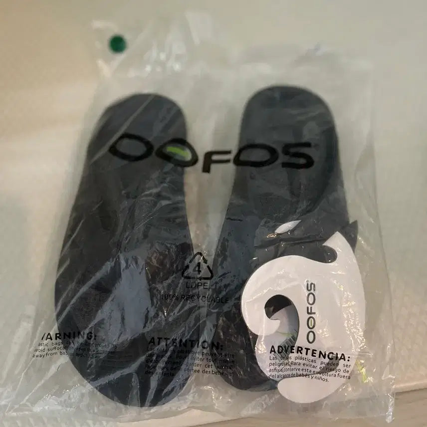 [BUNJANG] OOFOS OOFos OOahh Slide Sandals Black 270 / (새상품)우포스 쪼리 슬리퍼 블랙270